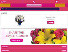 Tablet Screenshot of lottiejonesfloristltd.com